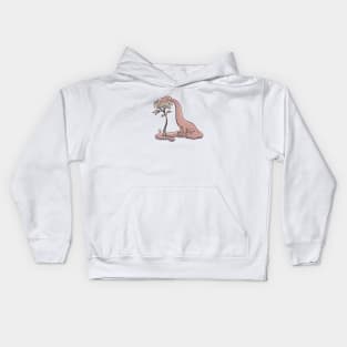 Dinosaur naps Kids Hoodie